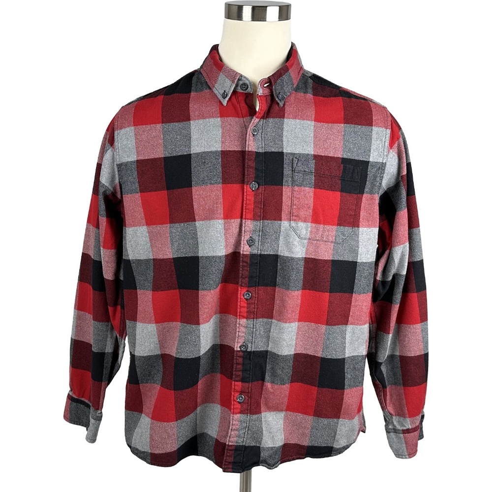 Eddie Bauer Heavy Flannel Shirt (XL)